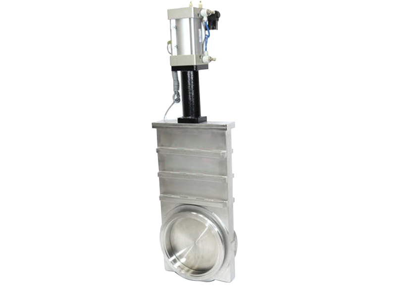 Шиберный затвор высоковакуумный. Электромеханический Фланец ISO-F400 нержавеющая сталь.