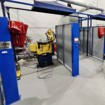 Автоматизированная установка для наплавки труб 