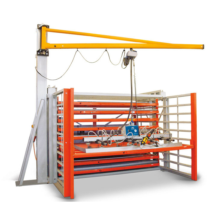 Системы хранения металла с вакуумной траверсой