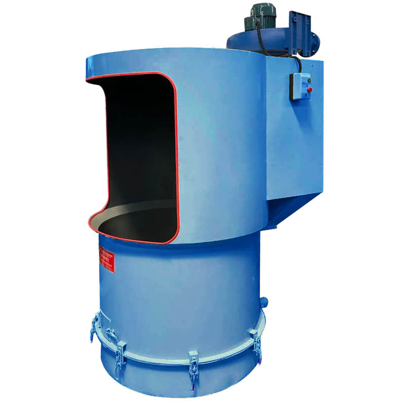 Установка обсыпки модельных блоков с кипящим слоем