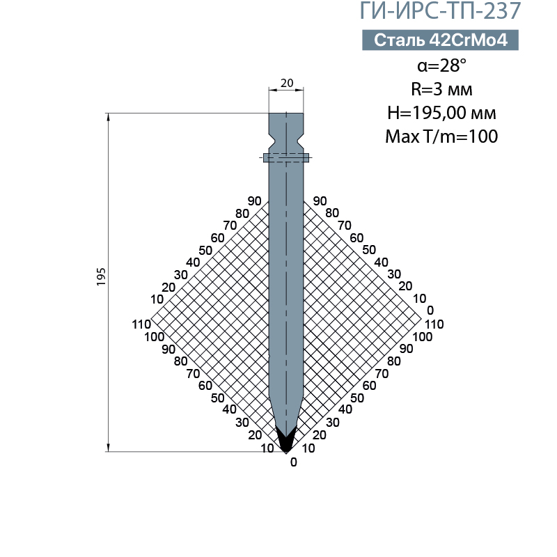 Пуансон TRUMPF ГИ-ИРС-ТП-237