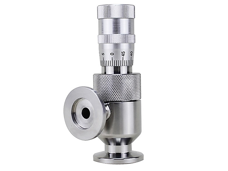 Вакуумный натекатель игольчатый ручной.GW-J4(1,2) Фланцы KF16/T Артикул IRV-Р004-016