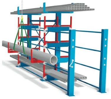 Выдвижной консольный стеллаж  C4