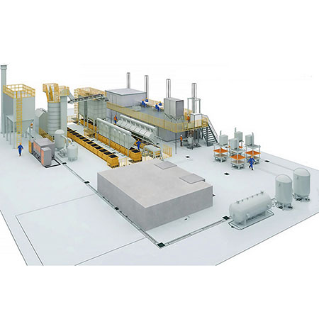 Автоматизированная линия для литья по выжигаемым моделям