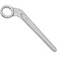 Ключ накидной односторонний изогнутый нержавеющий