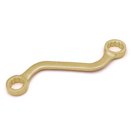 Ключ накидной 2-х сторонний изогнутый AL152A-0810