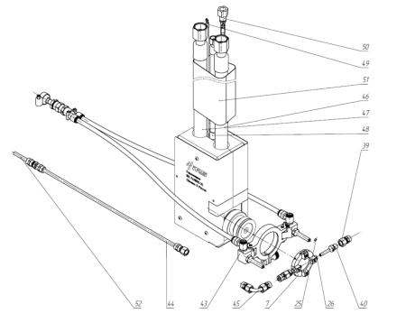 Плазматрон F4 - 90°