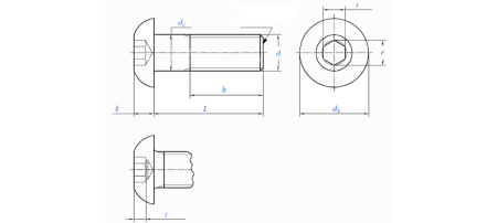 ISO 7380 чертеж