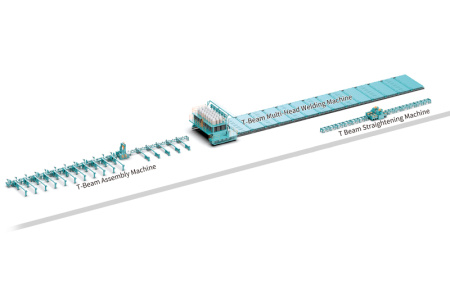 Станок для горизонтальной сборки двутавровых балок