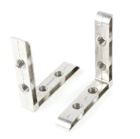 Внутренний угловой соединитель М8 для алюминиевых профилей, паз 6, облегченный, ALF-IC2040-L