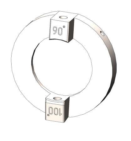 IRS-100010 Держатель инжектора двухместный  90° / 100°