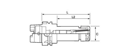 Цанговый патрон HSK 63A-ER20-95