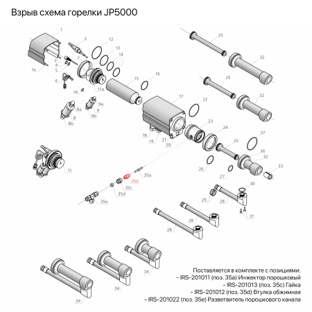 IRS-201010 Порт порошковый