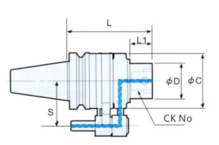 Оснастка для охлаждающей жидкости для расточной головки BBT40-OCK6N-149