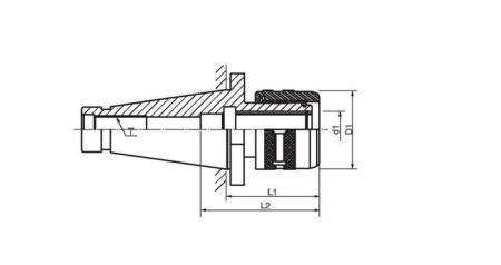 Фрезерный патрон N40C20