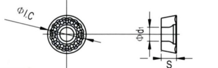 Твердосплавная токарная пластина RCGT-1003MO-LH