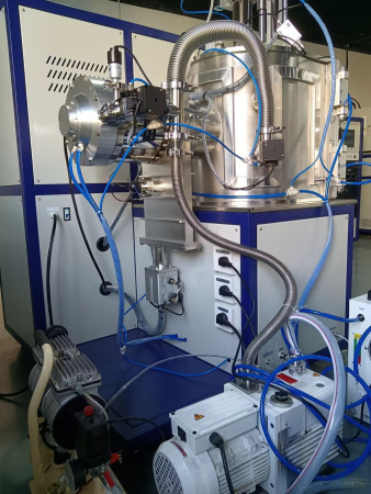 Трехмагнетронная комбинированная установка напыления (2DC/1RF) + 2 термических испарителя