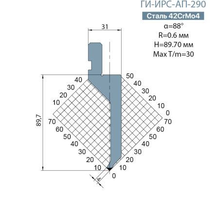 Пуансон Promecam-Amada ГИ-ИРС-AП-290