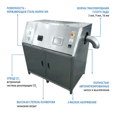 ГП-К-1000 Установка для производства сухого льда в гранулах