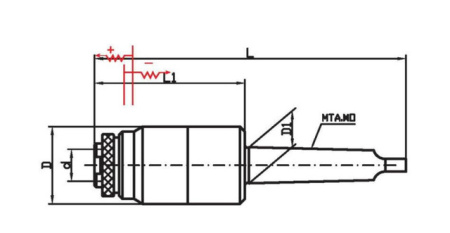 Фрезерный патрон с конусом Морзе MTA4-G0312