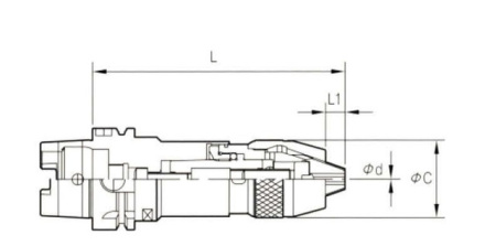 Сверлильный патрон HSK 100A-APU13-145