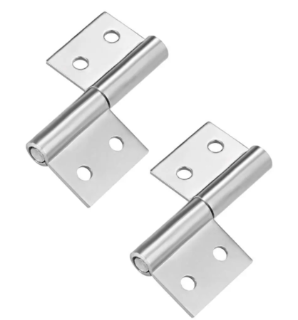 Петля алюминиевая разъемная М6 для алюминиевых профилей, серия 5050, распашная, ALF-L5050-S