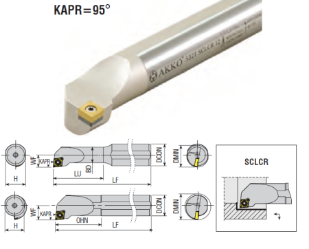 S40U SCLCR/L 12 Расточная державка S-тип