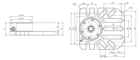 M-2345-160 Модуль зажимной пневматический встраиваемый