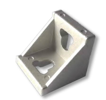 Прямоугольный соединитель усиленный 45х45-10 для алюминиевых профилей, ALF-RC4545-10