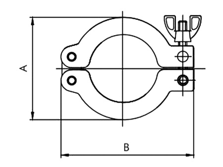 Хомут KF50 ( нержавеющая сталь )