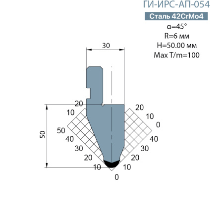 Пуансон Promecam-Amada ГИ-ИРС-AП-054