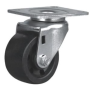 Колесо поворотное с большой грузоподъемонстью D75 мм, с платформой, ALF-W-D75L