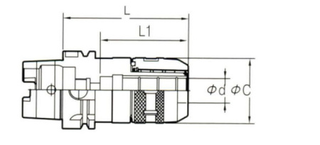 Фрезерный патрон HSK 63A-C25-110