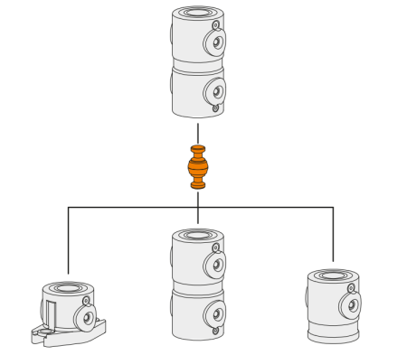 M-2750-24.5 Палец центрирующий двухсторонний, диаметр 24,5 мм