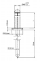Лепестковая заклепка 4,8 чертеж