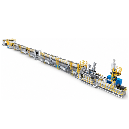 Многослойная линия соэкструзии HDPE труб