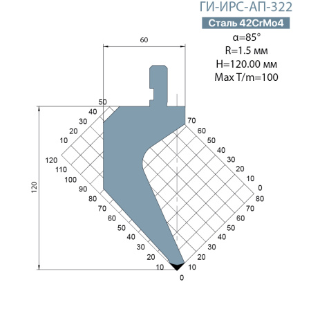 Пуансон Promecam-Amada ГИ-ИРС-AП-322