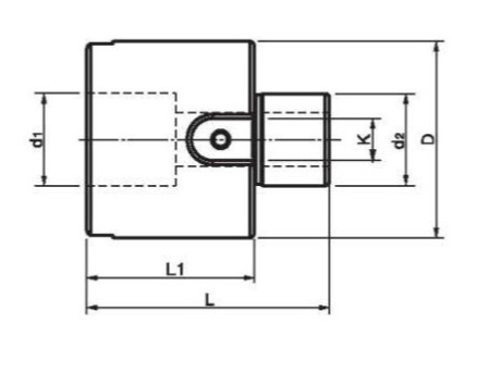 Переходная втулка для торцевой фрезы FMB22-FMA25,4