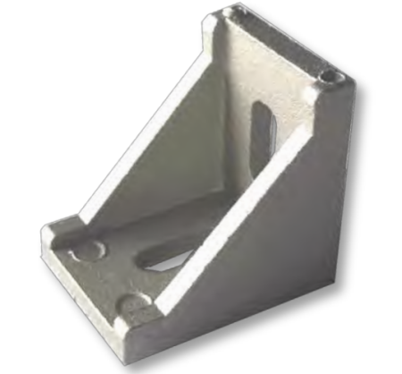 Прямоугольный соединитель усиленный 30х30-8 для алюминиевых профилей, ALF-RC3030-8
