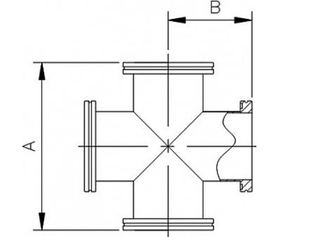Крест ISO100 (нержавеющая сталь)