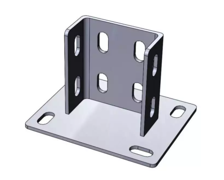 Опора фундаментная для алюминиевых профилей, серия 3060, основание 80х110 мм, ALF-FS-G3060