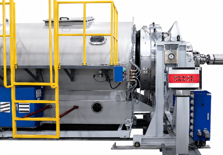 Однослойная линия HDPE напорных и газовых труб