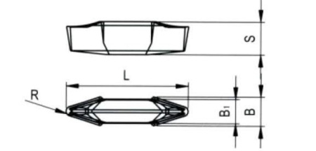 Твердосплавная сменная пластина GIPA7YZ-35V-1.2-LH