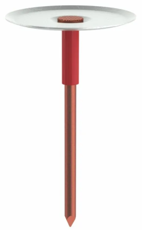 Чашеобразный гвоздь изолированный