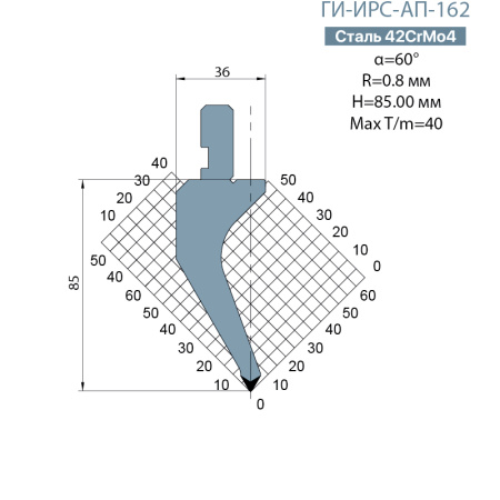 Пуансон Promecam-Amada ГИ-ИРС-AП-162
