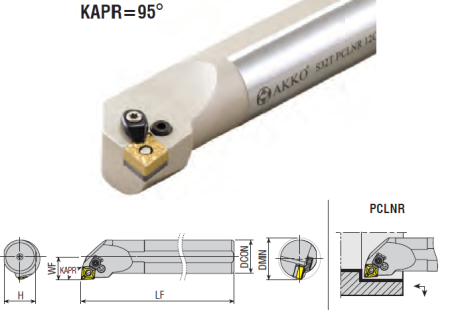 S16P PCLNR/L 09 Расточная державка P-тип