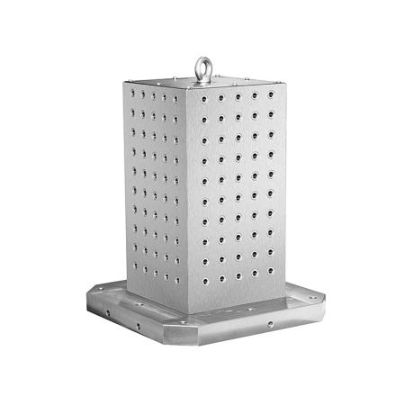 M-1550-600300M12 Стойка четырехсторонняя с отверстиями, шаг растра 50±0,02 мм