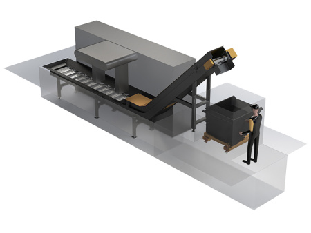 Конвейер для разгрузки лома. Серия IVT-A-A002