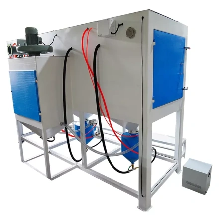 Дробеструйная камера напорная с тремя станциями DS-28-3-PT