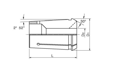 Цанговый патрон OZ-25-3,4,5,7,9,11,13,18